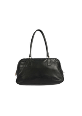 LEATHER BOWLER BAG