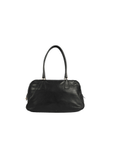 LEATHER BOWLER BAG