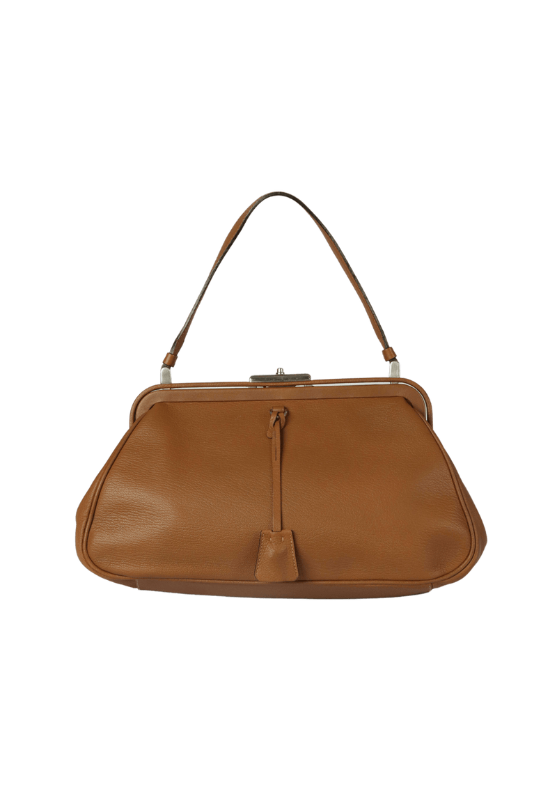 LEATHER HANDLE BAG