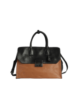 LEATHER TOP HANDLE BAG