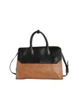 LEATHER TOP HANDLE BAG