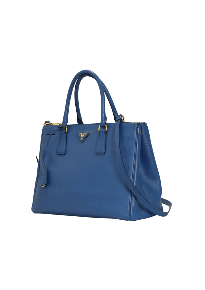 MEDIUM SAFFIANO LUX DOUBLE ZIP GALLERIA