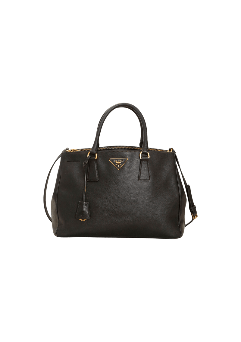 MEDIUM SAFFIANO LUX DOUBLE ZIP GALLERIA