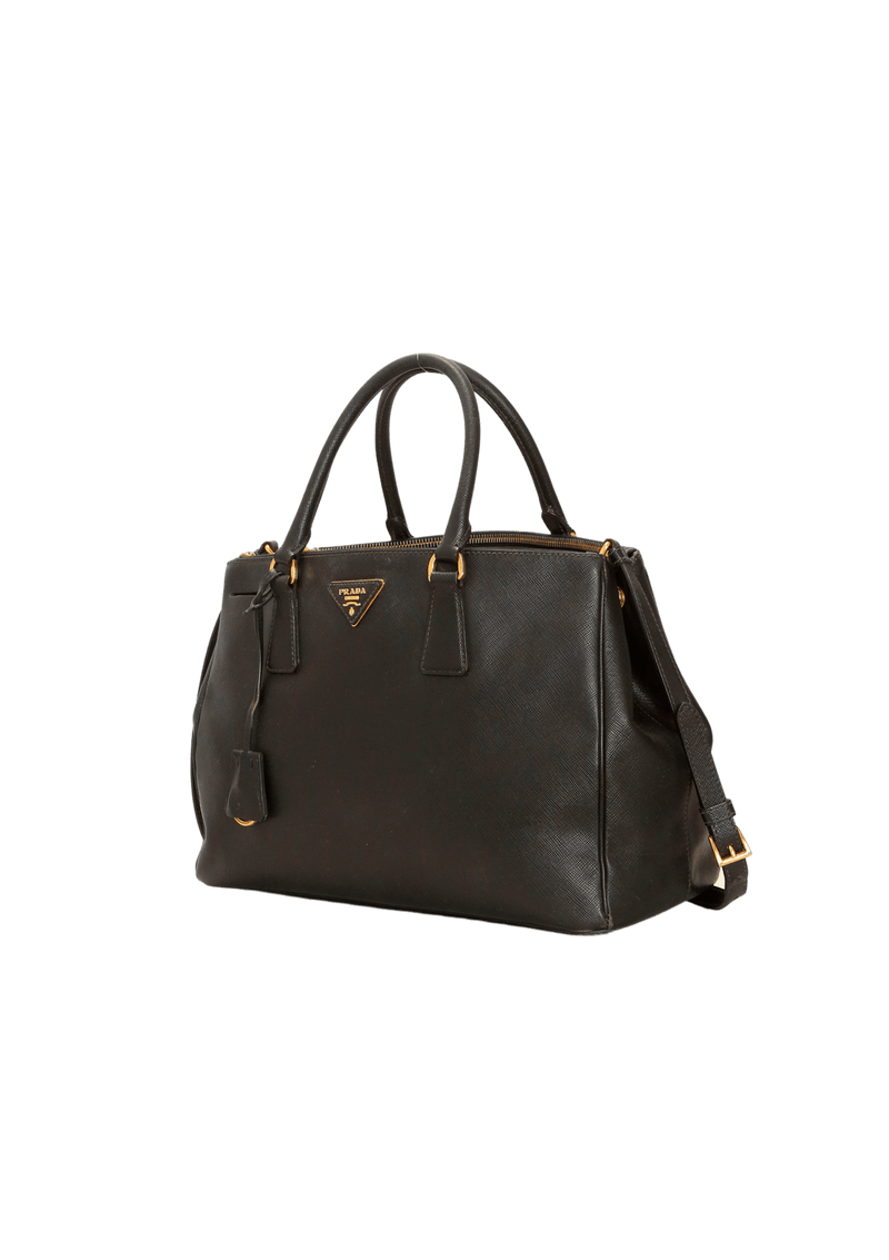 MEDIUM SAFFIANO LUX DOUBLE ZIP GALLERIA