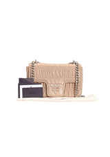 NAPPA GAUFFRE PATTINA FLAP BAG