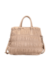 NAPPA GAUFRE SATCHEL BAG