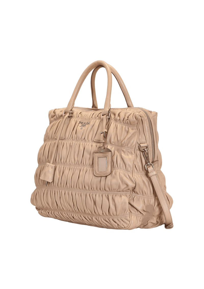 NAPPA GAUFRE SATCHEL BAG