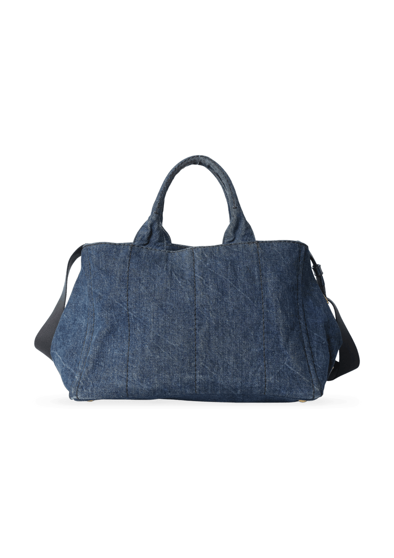 NAVY DENIM TOTE