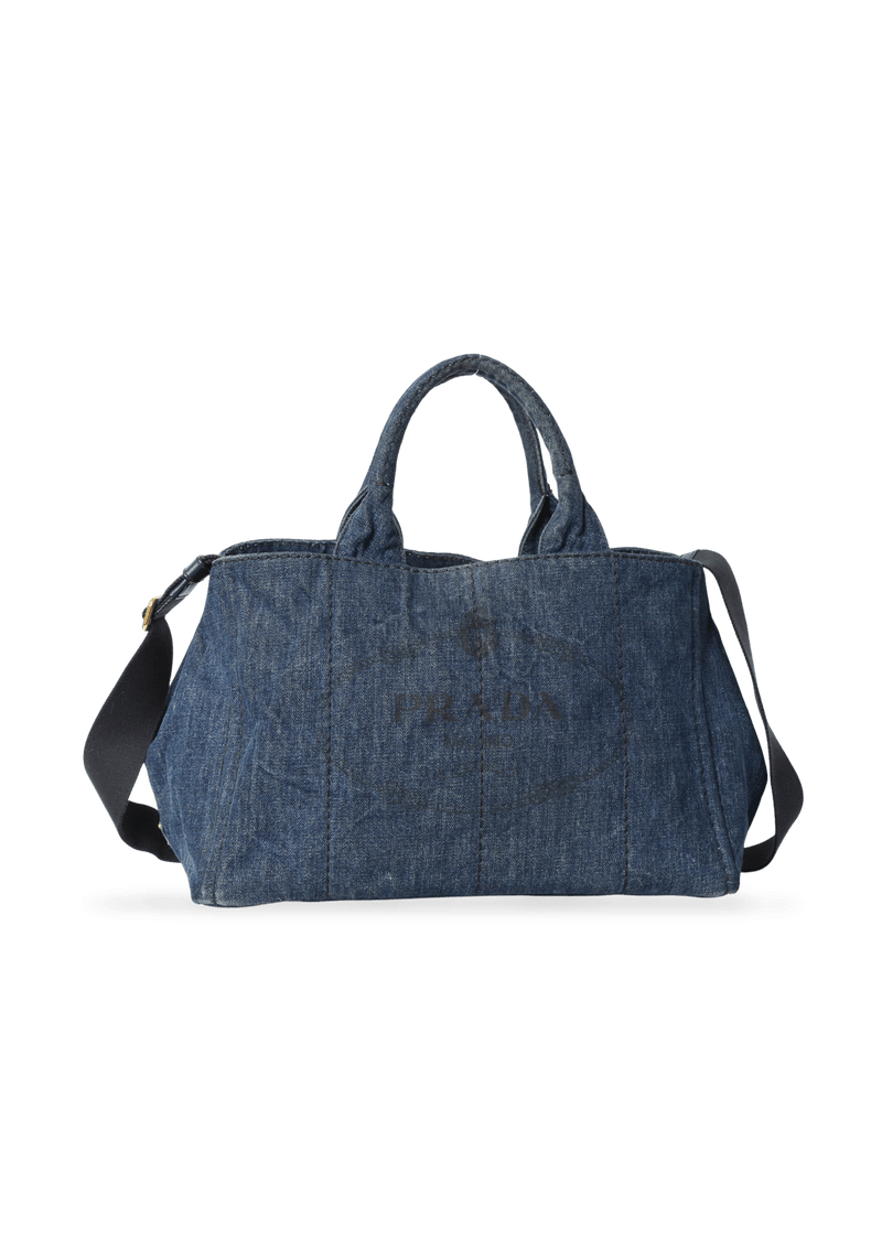 NAVY DENIM TOTE