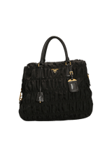 NYLON GAUFRE TOTE