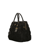 NYLON GAUFRE TOTE