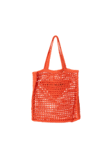 RAFFIA LOGO TOTE BAG