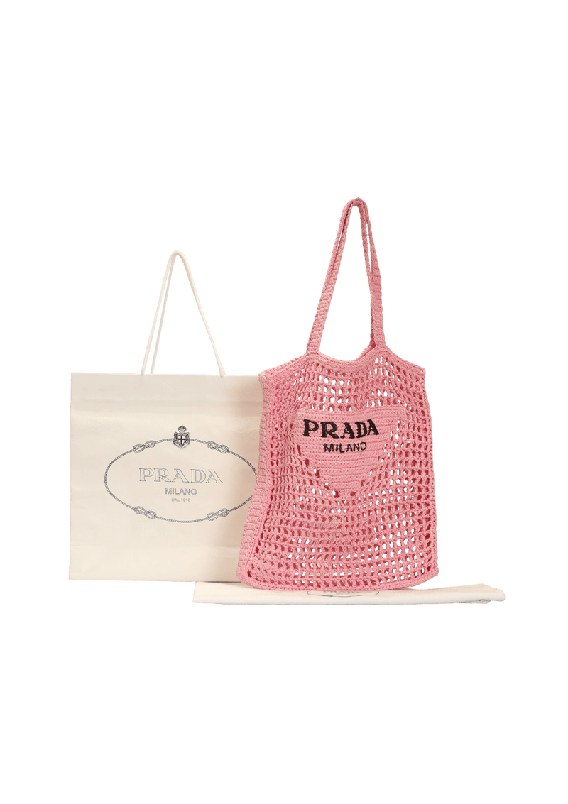 RAFFIA TOTE BAG