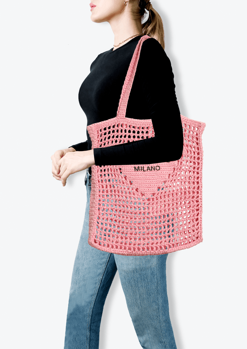 RAFFIA TOTE BAG