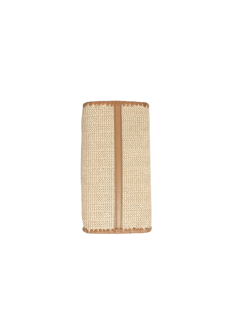 RAFFIA & CITY CALF PARADIGME BAG