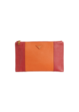 SAFFIANO BICOLOR POUCH