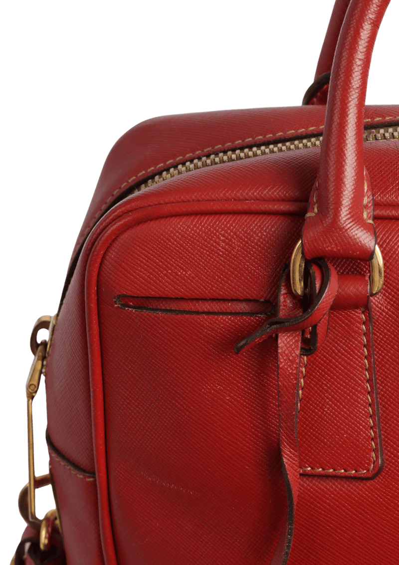 SAFFIANO BOWLER BAG