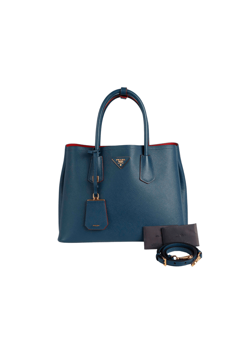 SAFFIANO CUIR DOUBLE TOTE