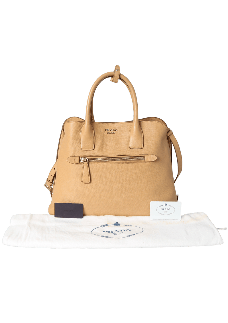 SAFFIANO CUIR PROMENADE FRONT ZIP