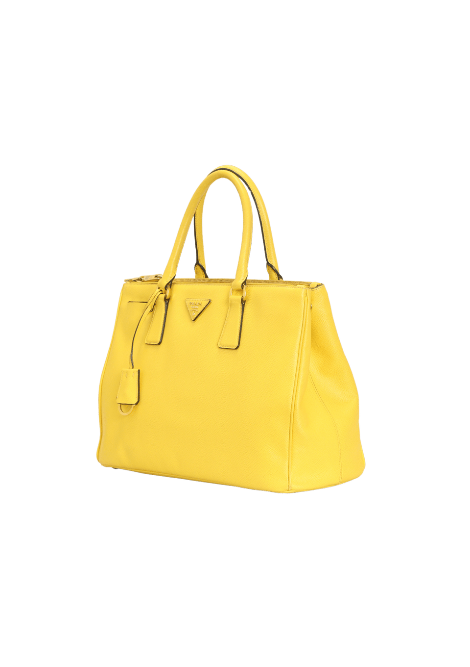 imda2.2　modigli BOLSA PRADA SAFFIANO DOUBLE ZIP GALLERIA AMARELO ORIGINAL – Gringa