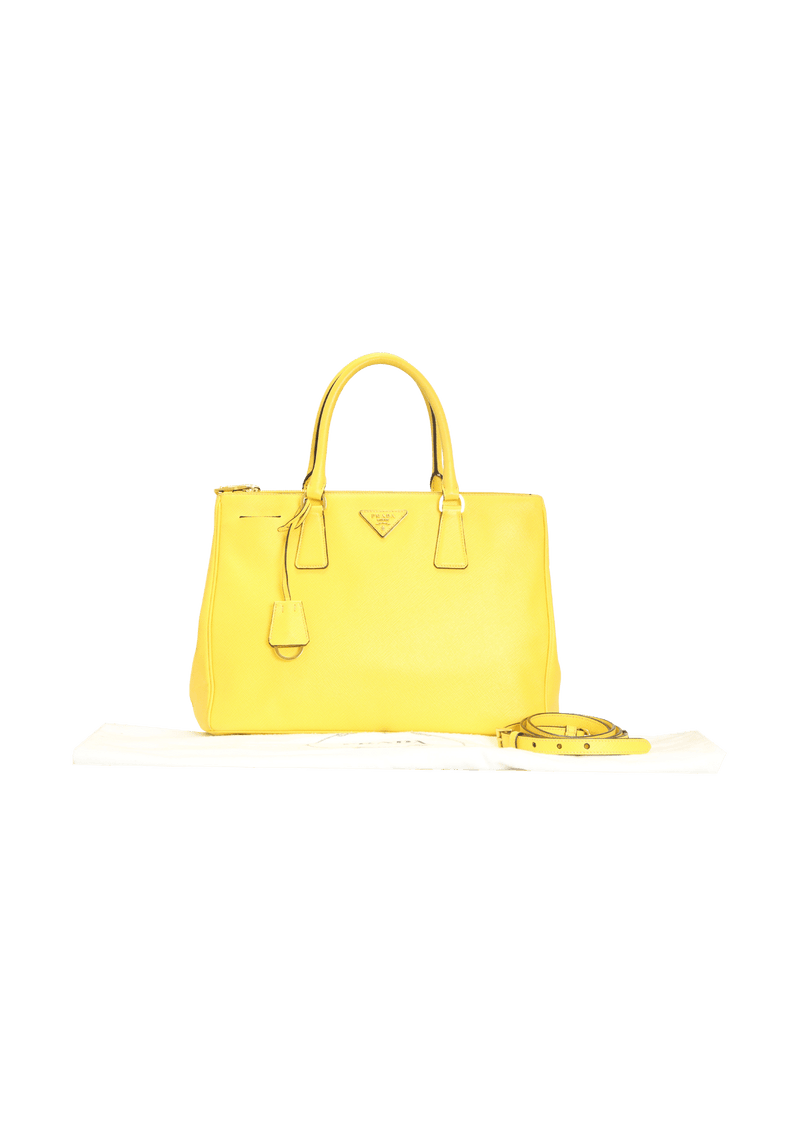 SAFFIANO DOUBLE ZIP GALLERIA