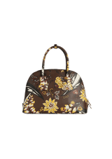 SAFFIANO FRONT POCKET DOME TOTE