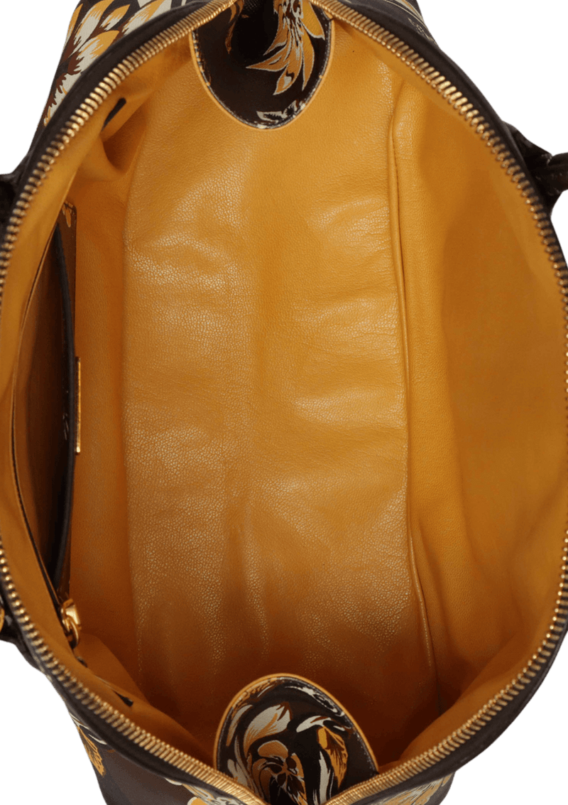 SAFFIANO FRONT POCKET DOME TOTE