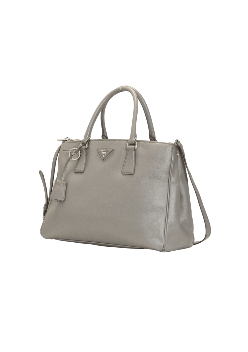 SAFFIANO LUX DOUBLE ZIP GALLERIA