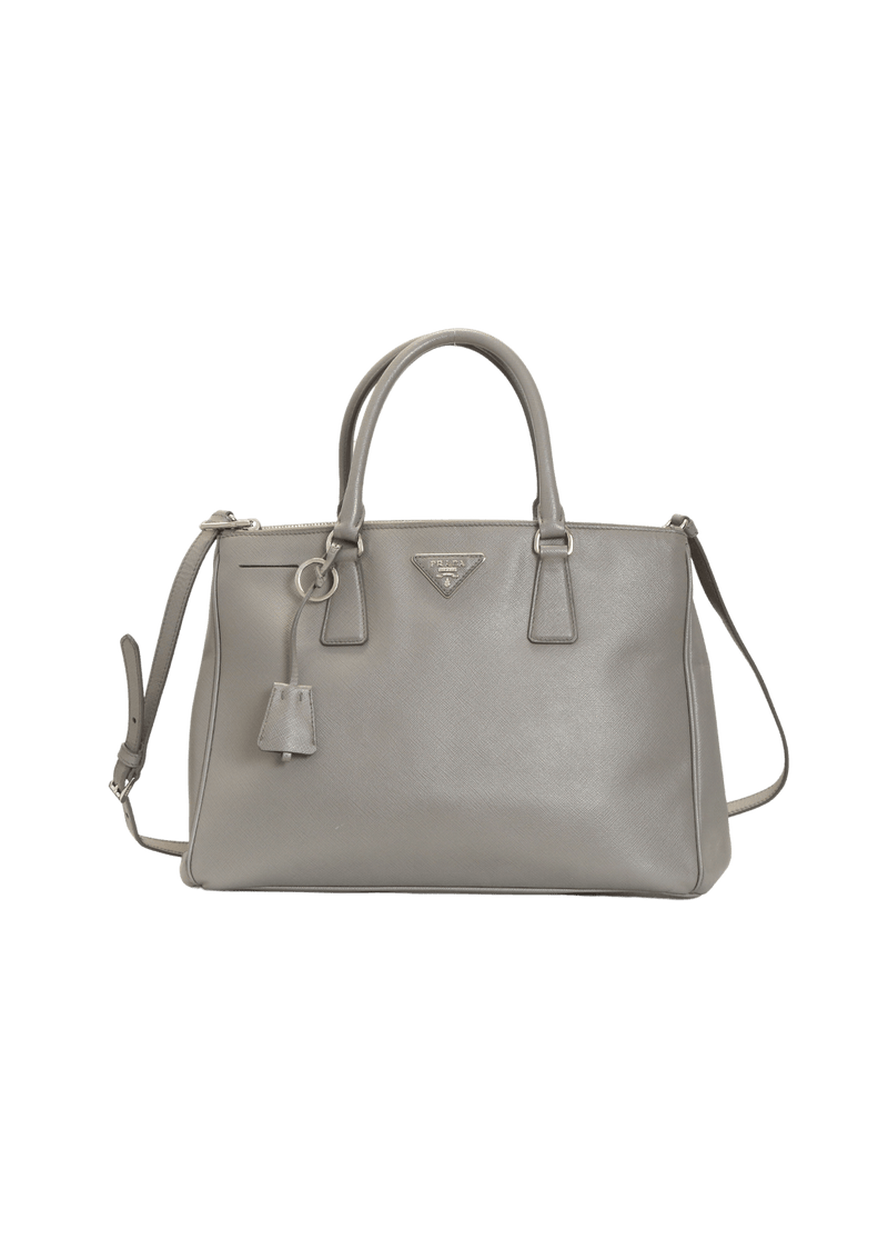 SAFFIANO LUX DOUBLE ZIP GALLERIA