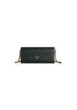 SAFFIANO LUX WALLET ON CHAIN