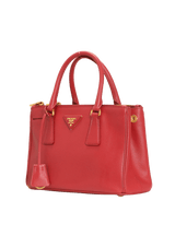 SMALL SAFFIANO LUX DOUBLE ZIP GALLERIA