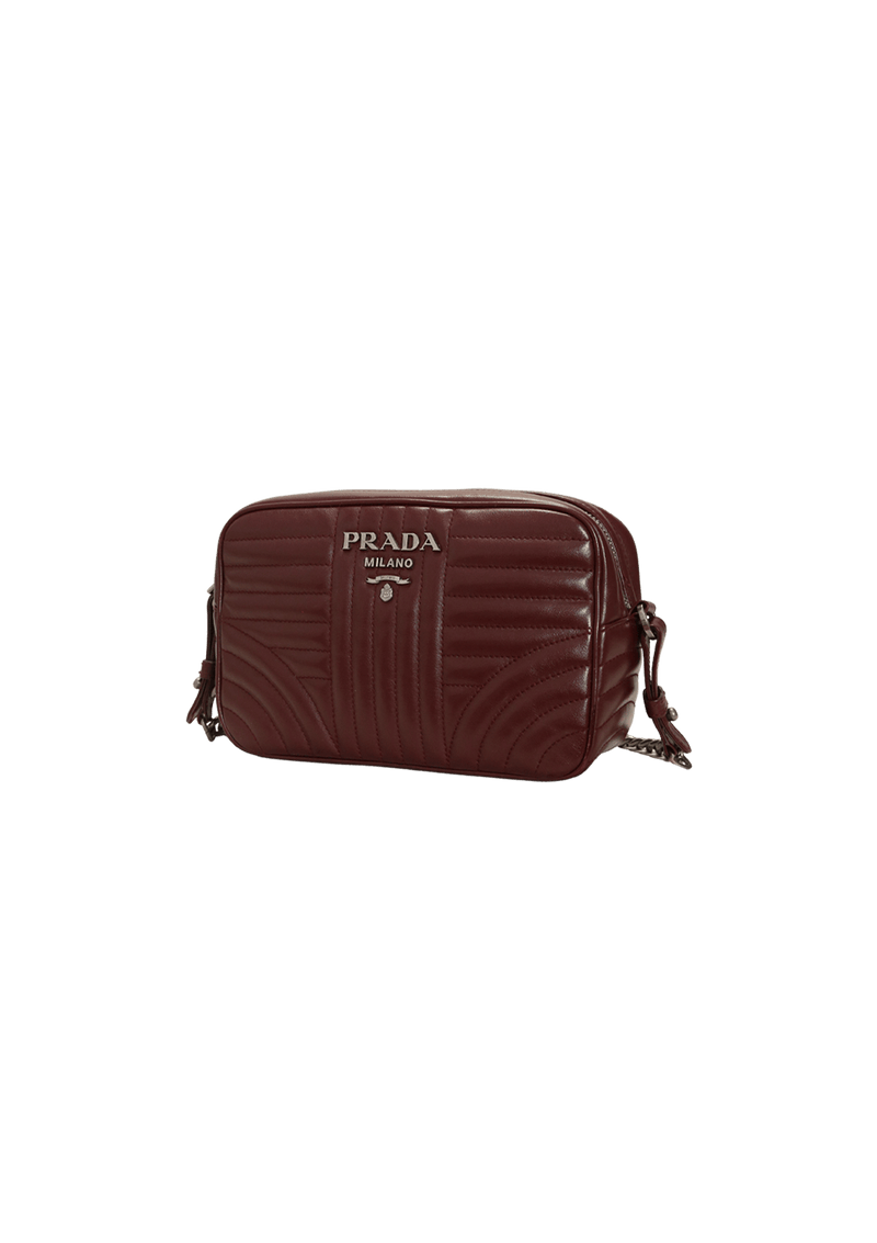 SOFT CALF DIAGRAMME CAMERA BAG