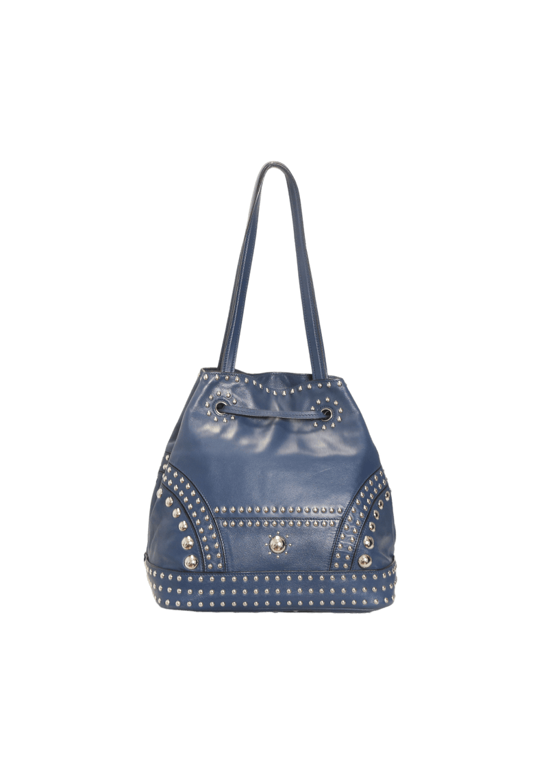 SOFT CALF STUDDED BAG