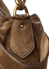 SUEDE SIDE POCKET HOBO