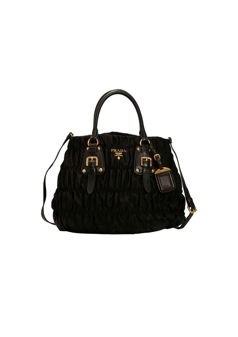 TESSUTO GAUFRE SATCHEL BAG