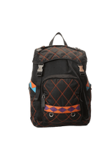 TESSUTO IMPUNTURATO DOUBLE BUCKLE BACKPACK