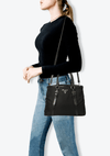TESSUTO NYLON SOFT CALF TOTE