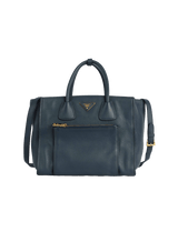 VITELLO DAINO FRONT POCKET WING TOTE