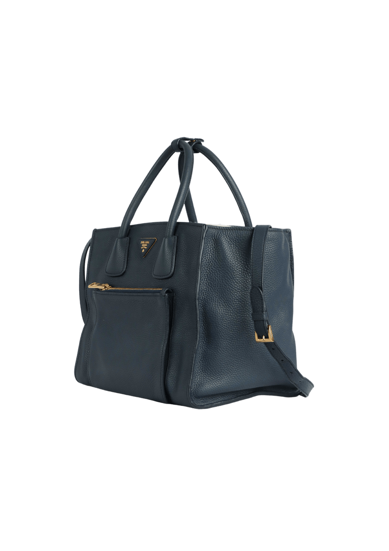 VITELLO DAINO FRONT POCKET WING TOTE