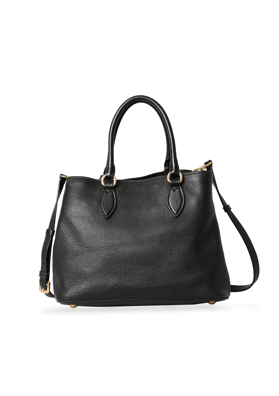 BOLSA PRADA VITELLO DAINO OPEN TOTE PRETA – Gringa