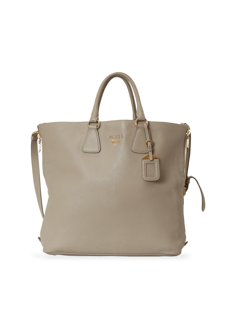 VITELLO DAINO SHOPPER ZIP