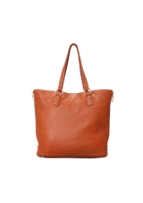 VITELLO DAINO ZIP SHOPPER TOTE