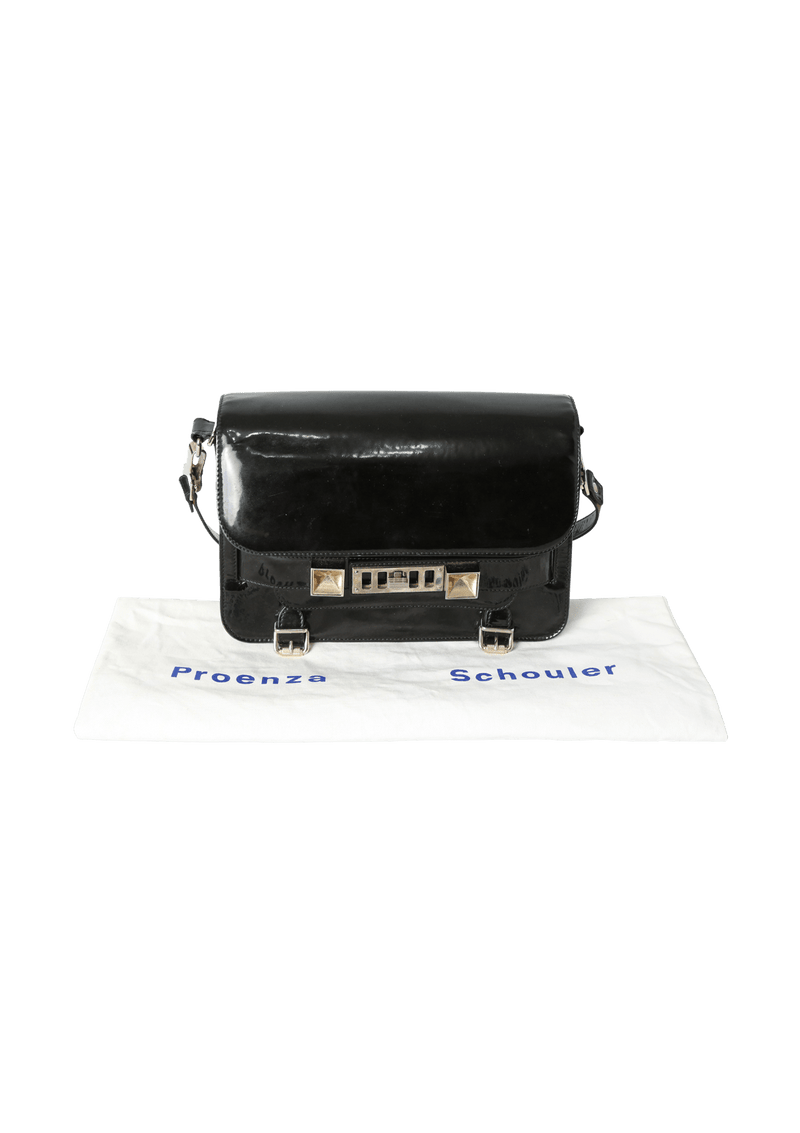 BOLSA PROENZA PS11 MINI CLASSIC PATENT BAG PRETA Gringa