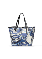 PRINTED TOTE WITH POUCH