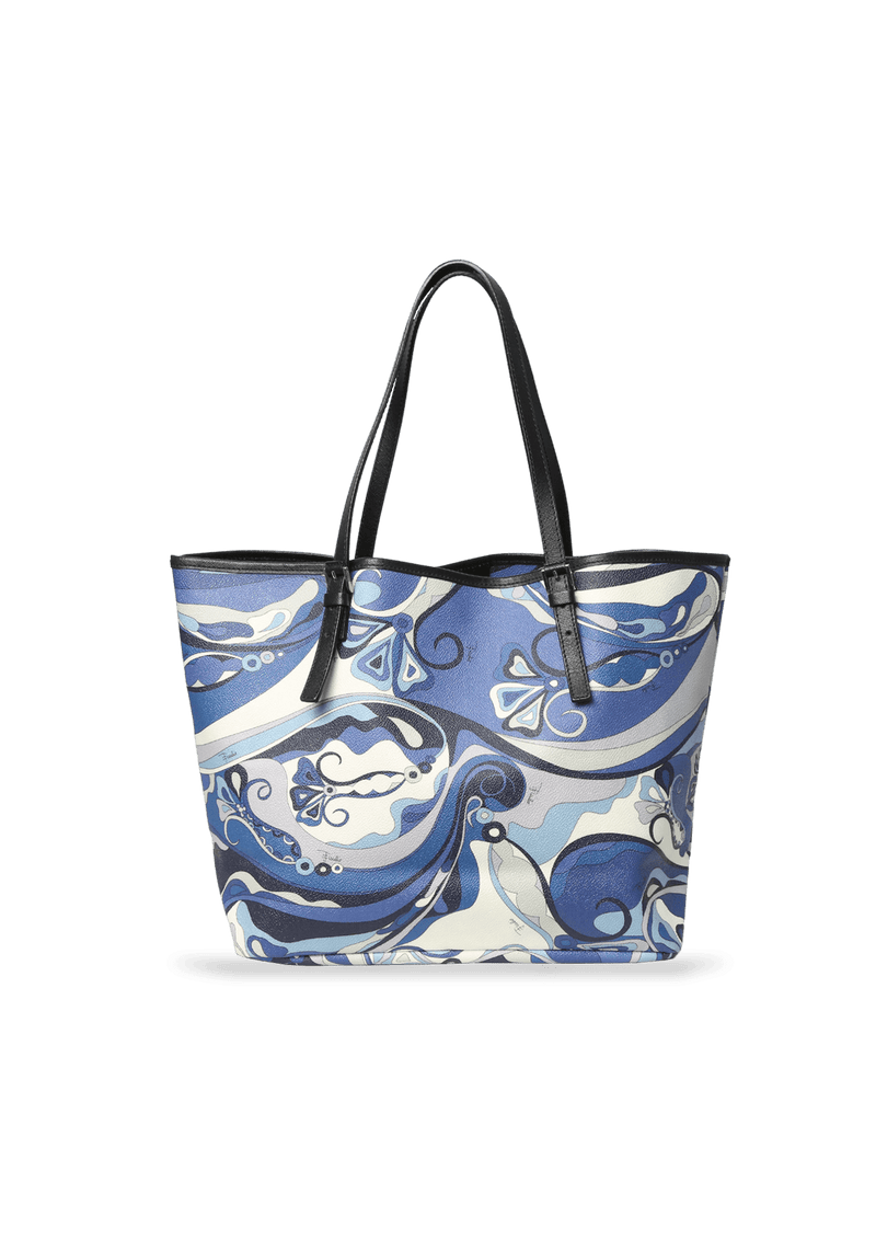 PRINTED TOTE WITH POUCH