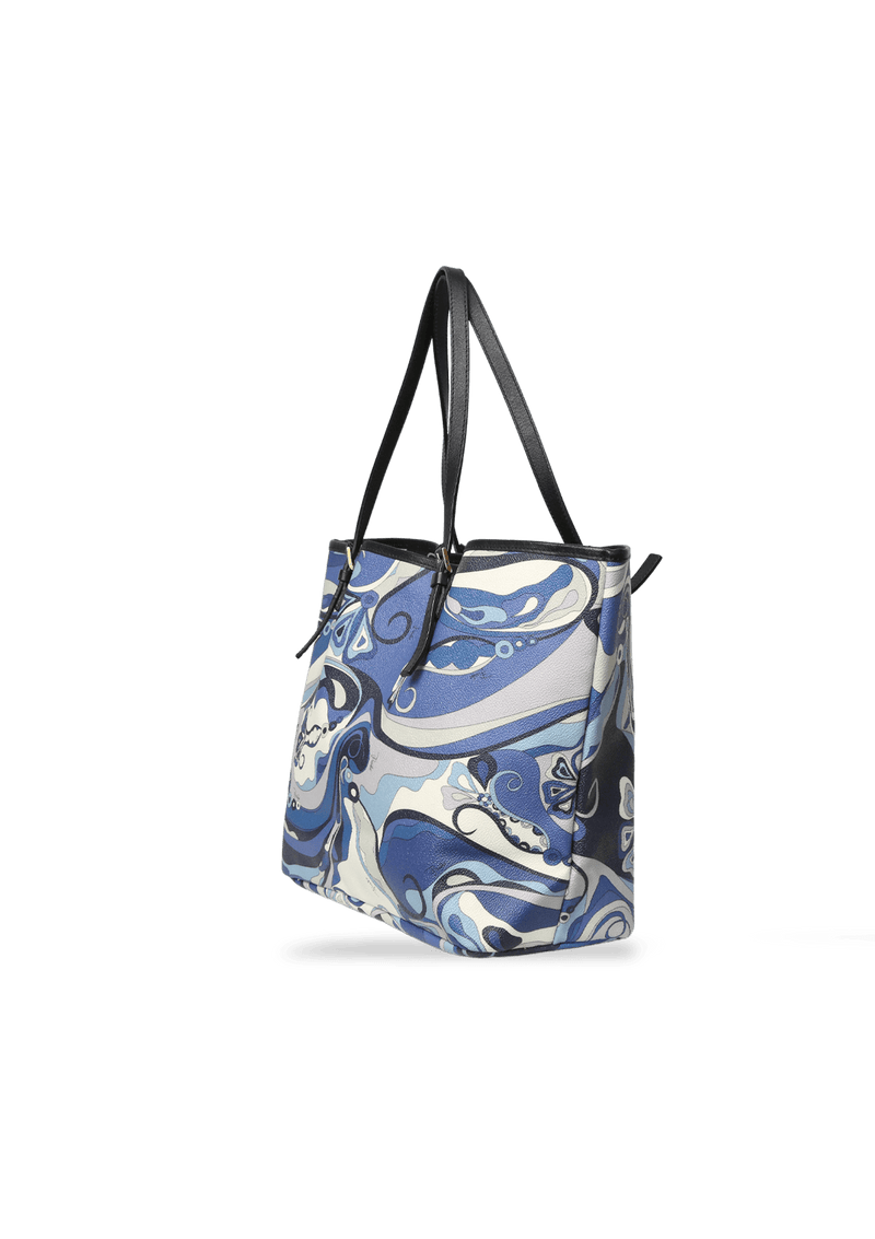 PRINTED TOTE WITH POUCH