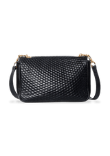 QUILTED DOUBLE FLAP BAG