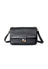 QUILTED DOUBLE FLAP BAG