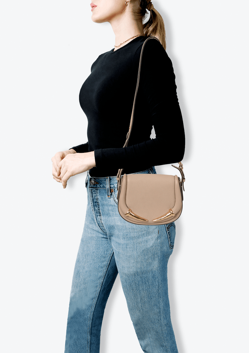 LEATHER CROSSBODY BAG