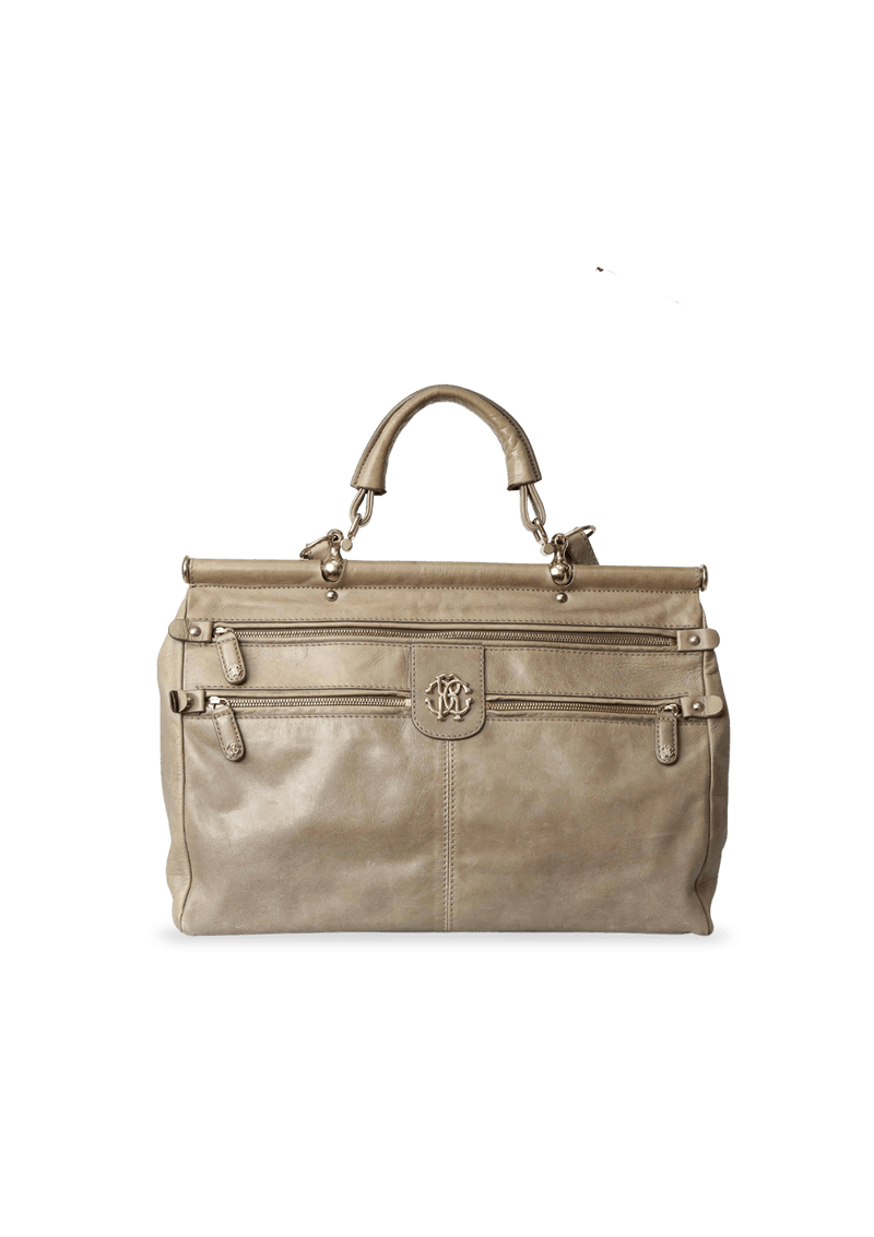 LEATHER HANDLE BAG